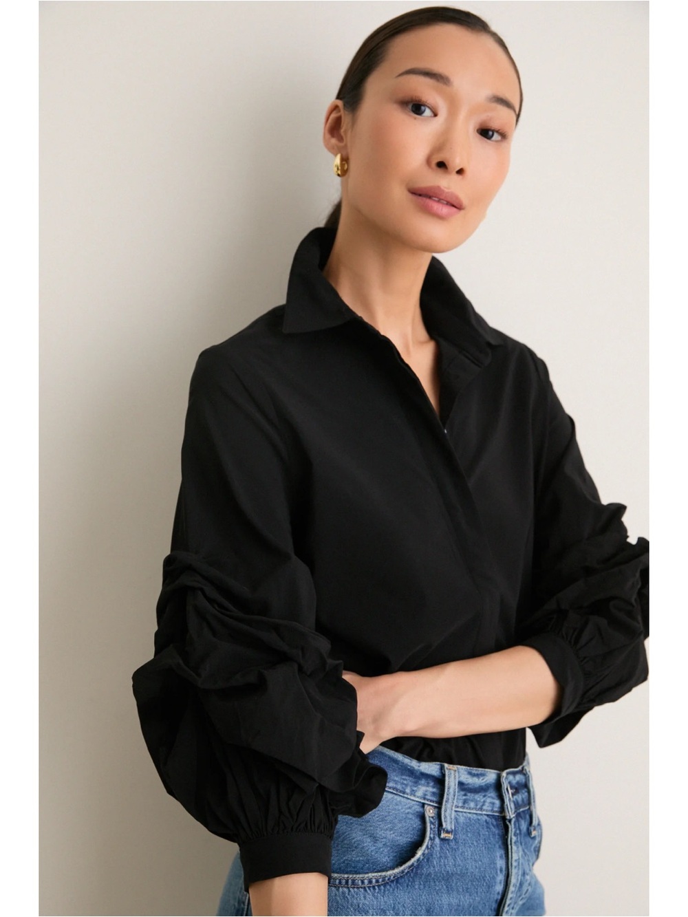 Pomander Place Tuckernuck Black Alessia Top in Black
